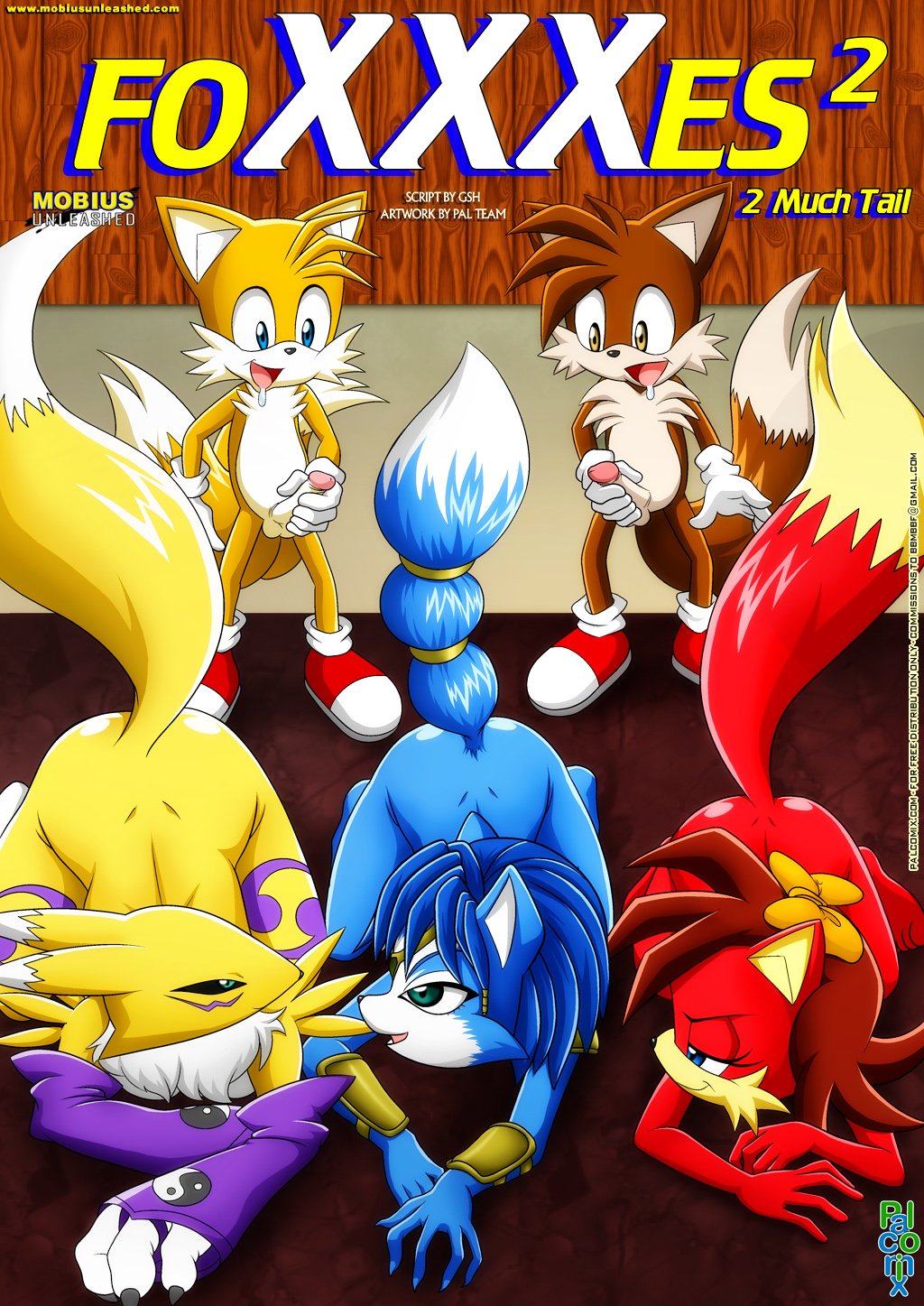 FoXXXes 2 Much Tail page00 Cover.